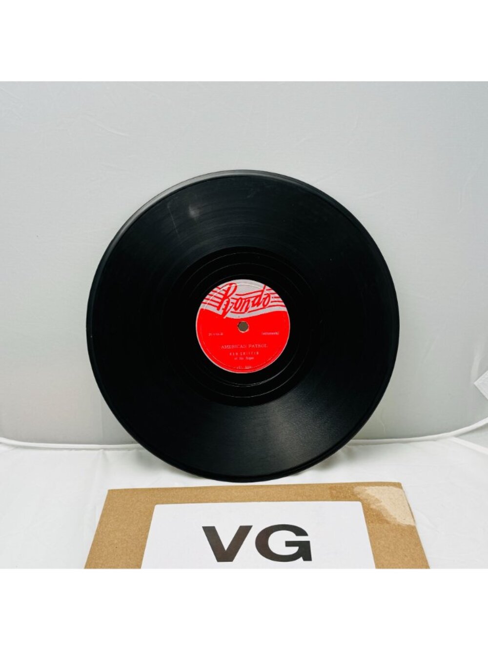 Ken Griffin Doodle-Ee-Do 10 Inch Shellac Record 78 RPM Rondo R-130 VG - Picture 5 of 6